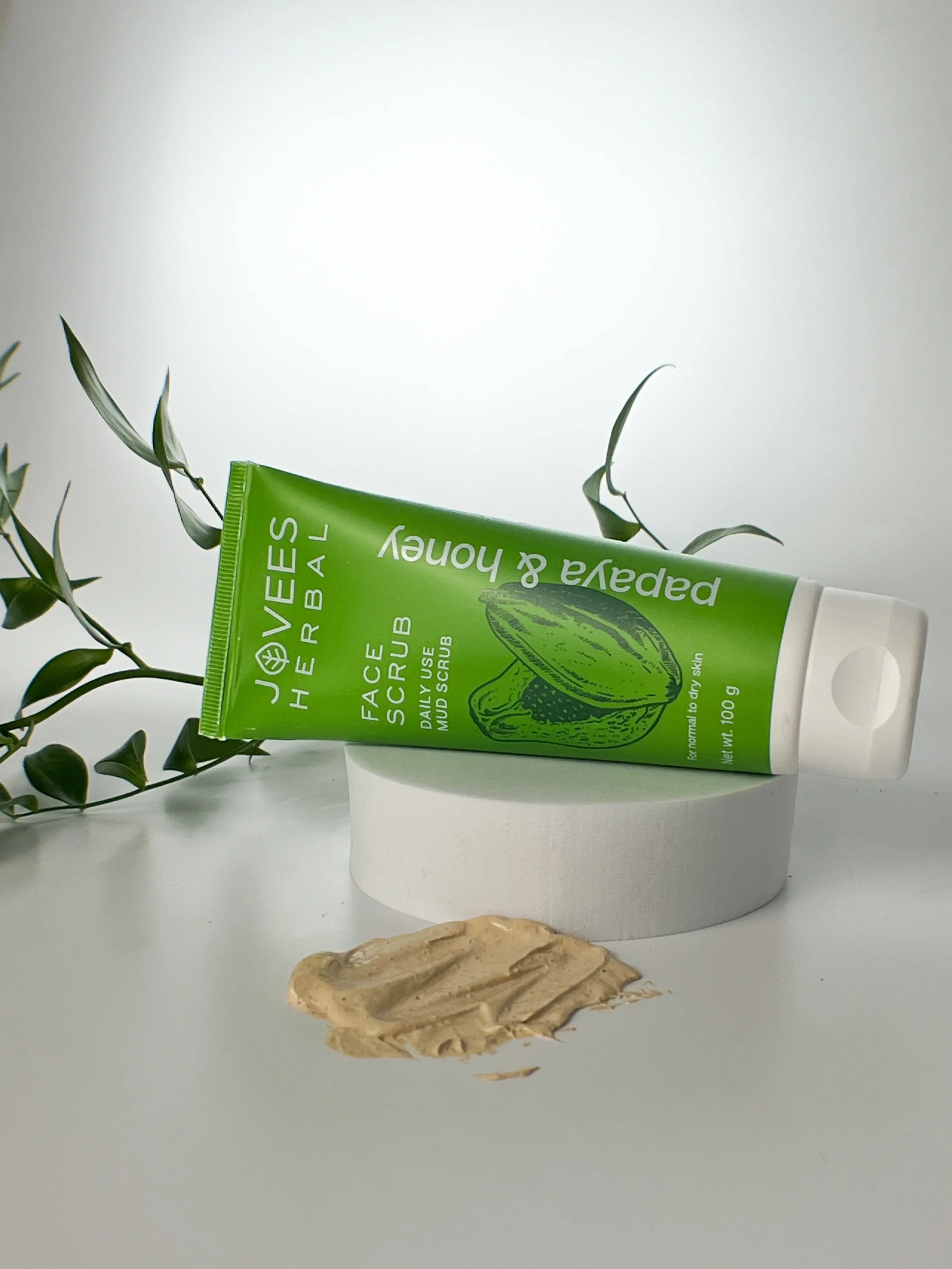 Jílový peeling s papájou a medem – exfoliace a stažení pórů