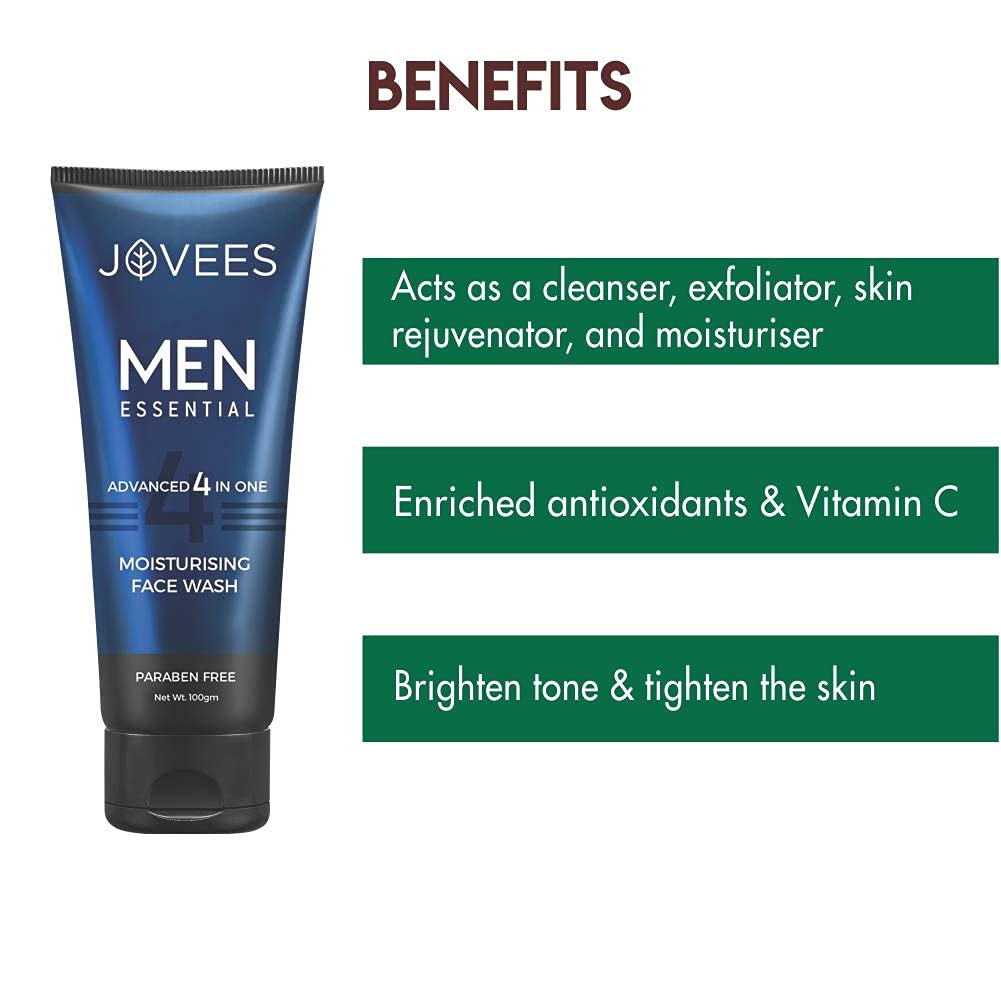 MEN MOISTURISING FACE WASH 4 IN 1