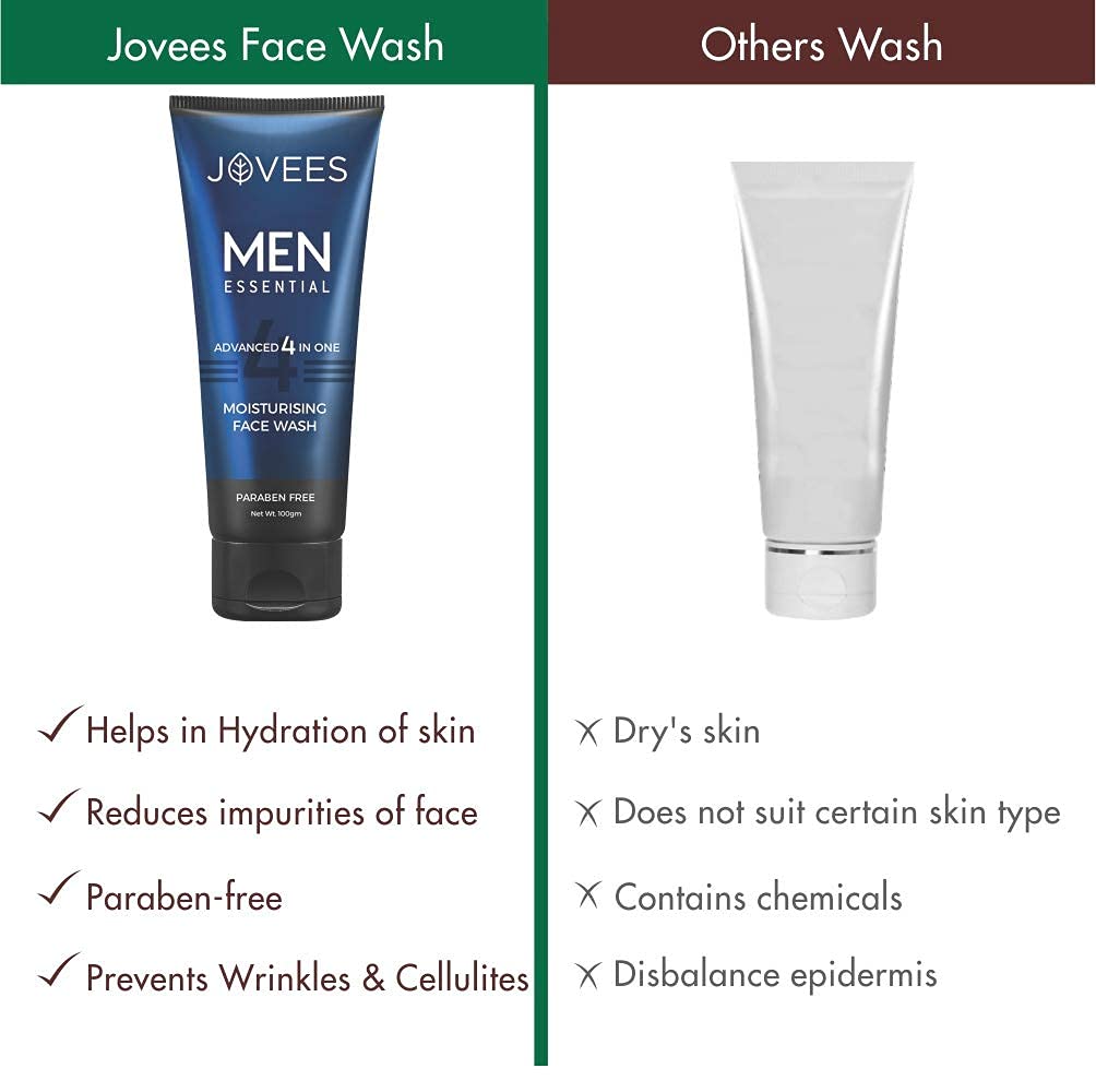 MEN MOISTURISING FACE WASH 4 IN 1