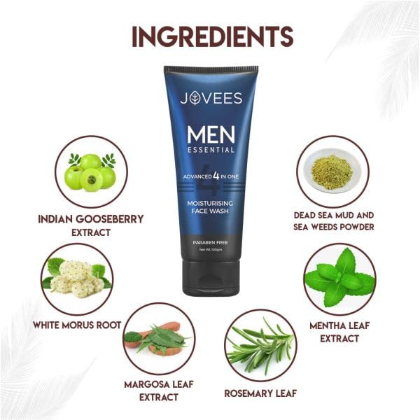 MEN MOISTURISING FACE WASH 4 IN 1