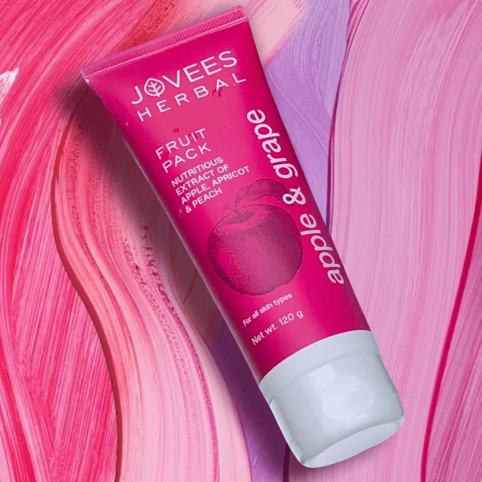 Ovocná pleťová maska s jablkem a hroznovým olejem – Rozjasnění a omlazuje