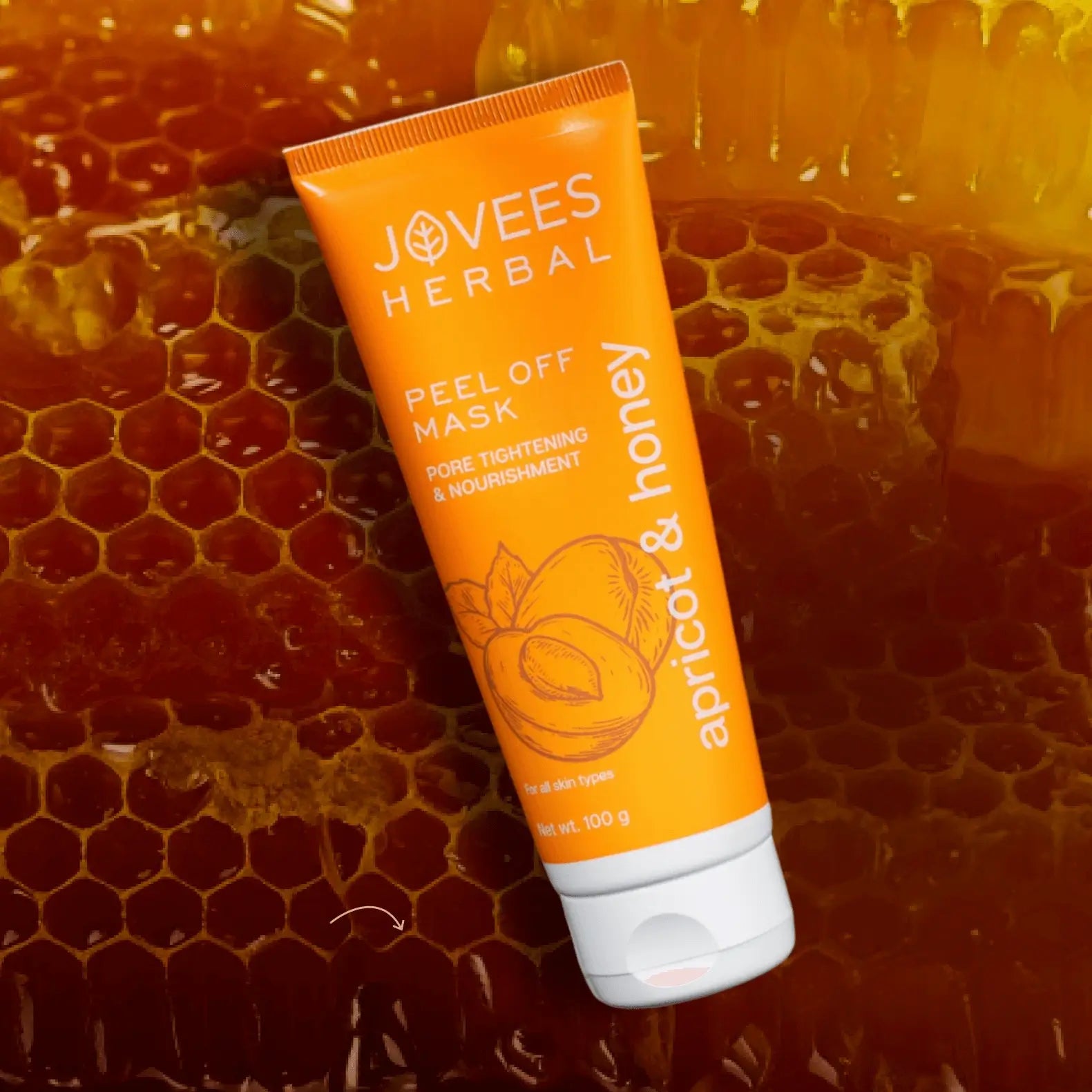 Slupovací pleťová maska s meruňkou a medem – Čištění a rozjasnění pleti